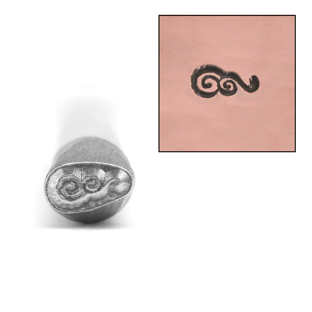 Metal Stamping Tools Spiral Wave Metal Design Stamp